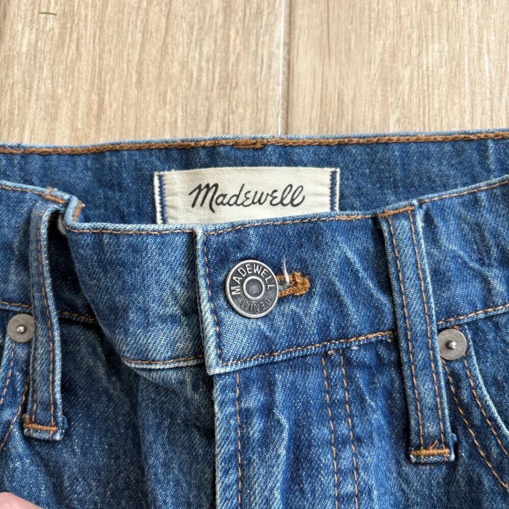 Madewell Perfect Vintage Jean Women's 26 Blue Haight Dark Wash Denim Boho Casual - Picture 3 of 11